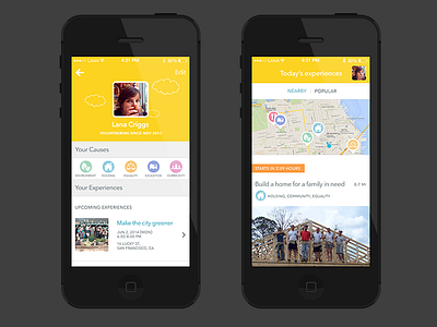 Volunteer Now: Profile, Browse app iphone