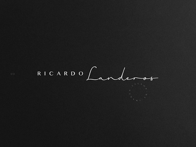 Ricardo Landeros branding calligraphy design graphic design lettering logo logo design logotype typography vector