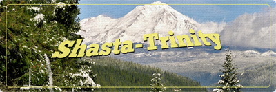 Rejected: Shasta-Trinity chunk design header nature nostalgic rejected stock photo