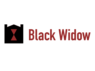 Black Widow Logo comic books comics concept din din condensed exercise identity logo marvel stencil typography