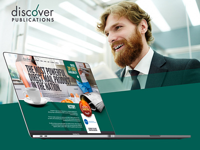 DISCOVER PUBLICATIONS branding design illustrator photoshop ui ux web website