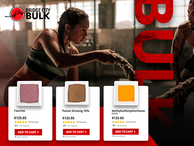 BRIDGE CITY BULK branding design ecommerce illustrator photoshop ui ux