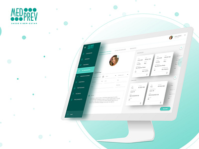 MED PREV branding dashboad design illustrator photoshop ui ux