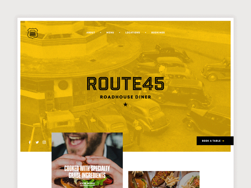 Route 45 Website Design branding ui web design website design