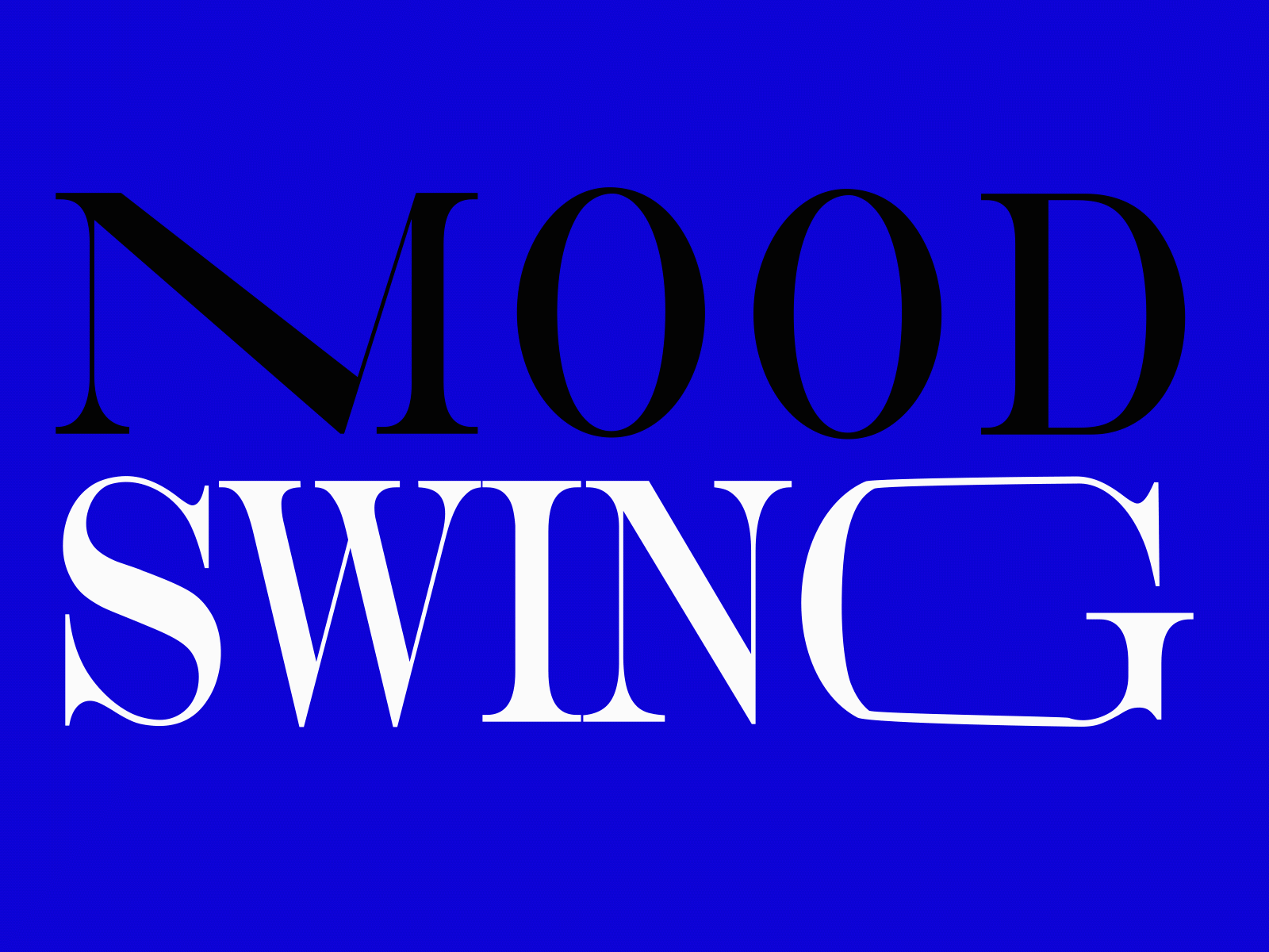 Mood Swing Typography Motion after effect design motion graphic typogaphy