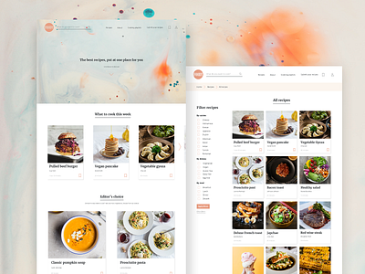 Foody Website Mockup adobe xd cooking mockup product page recipe ui ux