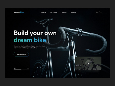 Landing UI Dream Bike