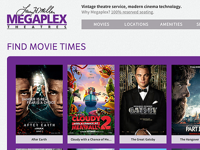 Movie Theater Homepage