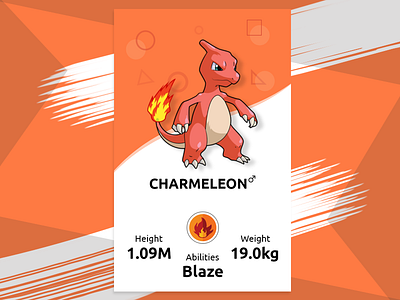 Charmeleon blaze card charmeleon pokemon