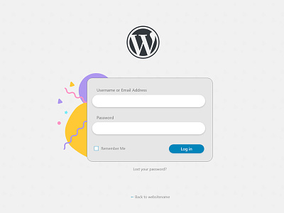 Wordpress Login Page