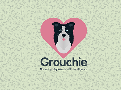 Grouchies - Logo branding design details illustration typography vector