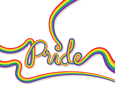 Pride Day design illustration logo text typography vector