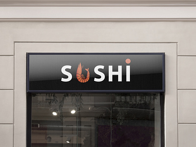 Sushi restaurant logo design