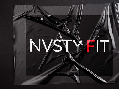 NVSTY FIT - Logo Design bold branding clean creative design dark design fitness illustrator logo logo design sports sportswear strong