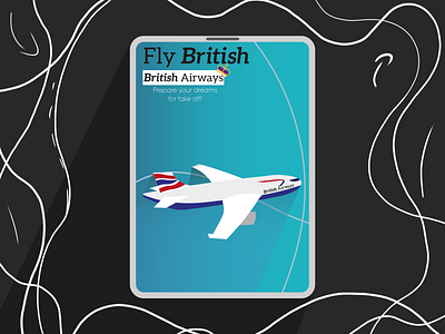 British Airways brochure thingy art branding design flat illustration illustrator logo minimal vector