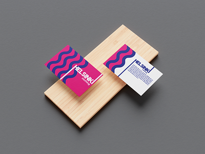 Helsinki clothing - info card branding design flat illustration illustrator logo minimal vector
