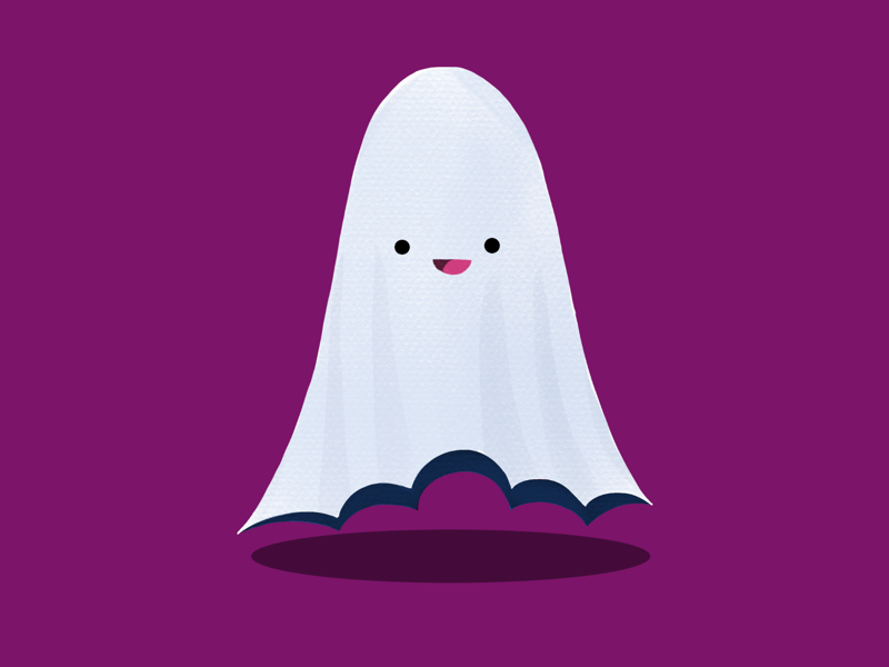 Friendly ghost by Nicky on Dribbble