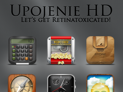 Upojenie HD - Let's get Retinatoxicated! hd icon icons iphone iphone4 retina retinatoxicated theme upojenie upojenie hd