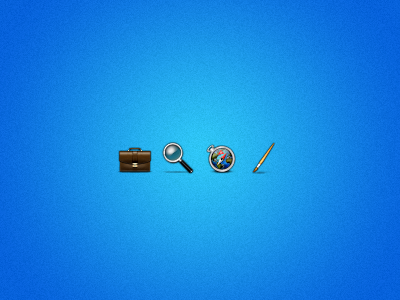 32px Icons 32 32px briefcase brush icon icons iconset magnifying glass safari set