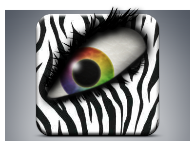 App Icon Design - Zebra app eyedropper icon icon design icons zebra