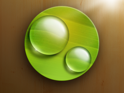 Nano Droplets iOS caustics droplet droplets icon ios leaf reflection waterdrop