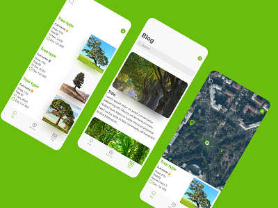 Find Planted Trees by Location - App app application branding design inspiration responsive design typography uiux ux uxuidesign