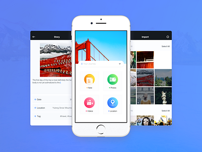 New Trip app concept dailyui ios mobile trip ui