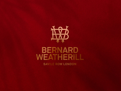 Bernard Weatherill logomark and logotype lockup
