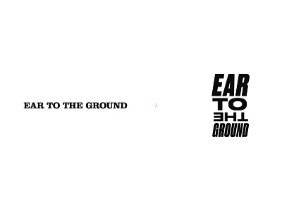 Ear To The Ground Identity agency brand brand identity branding branding design identity identity design logo logotype music sport visual identity wordmark