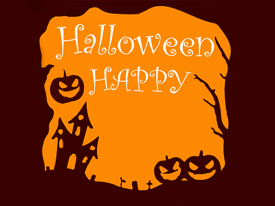 Happy Halloween design halloween happy happy halloween illustration photo photoshop vector
