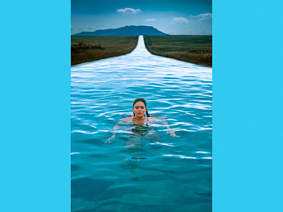 Road and water manipulation blue color colorful colors design design art girl girls green idea ideas manipulation mock up photo photos photoshoot photoshop poster poster art poster design