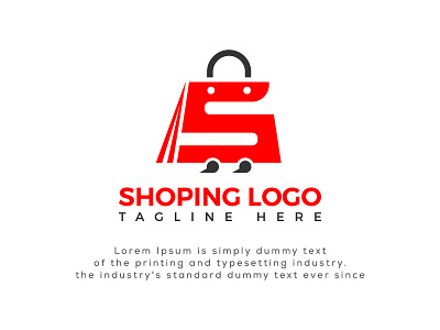 Logo Design brand identity branding e commerce graphic design logo logo design minimalist shoping shoping logo
