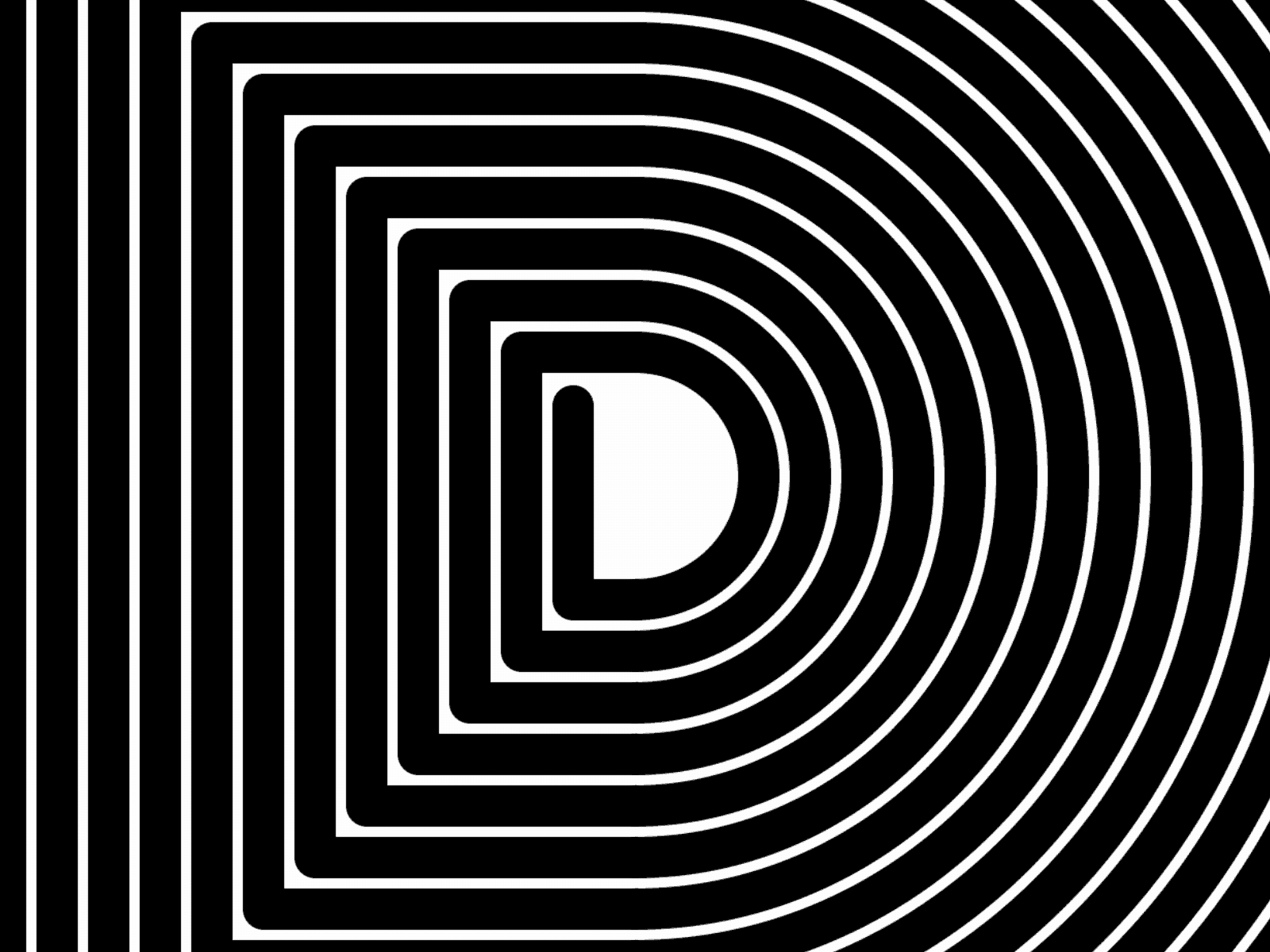 36 Days of Type 2021 - D 2d 36 days of type 36daysoftype after effects animated gif animation gif loop