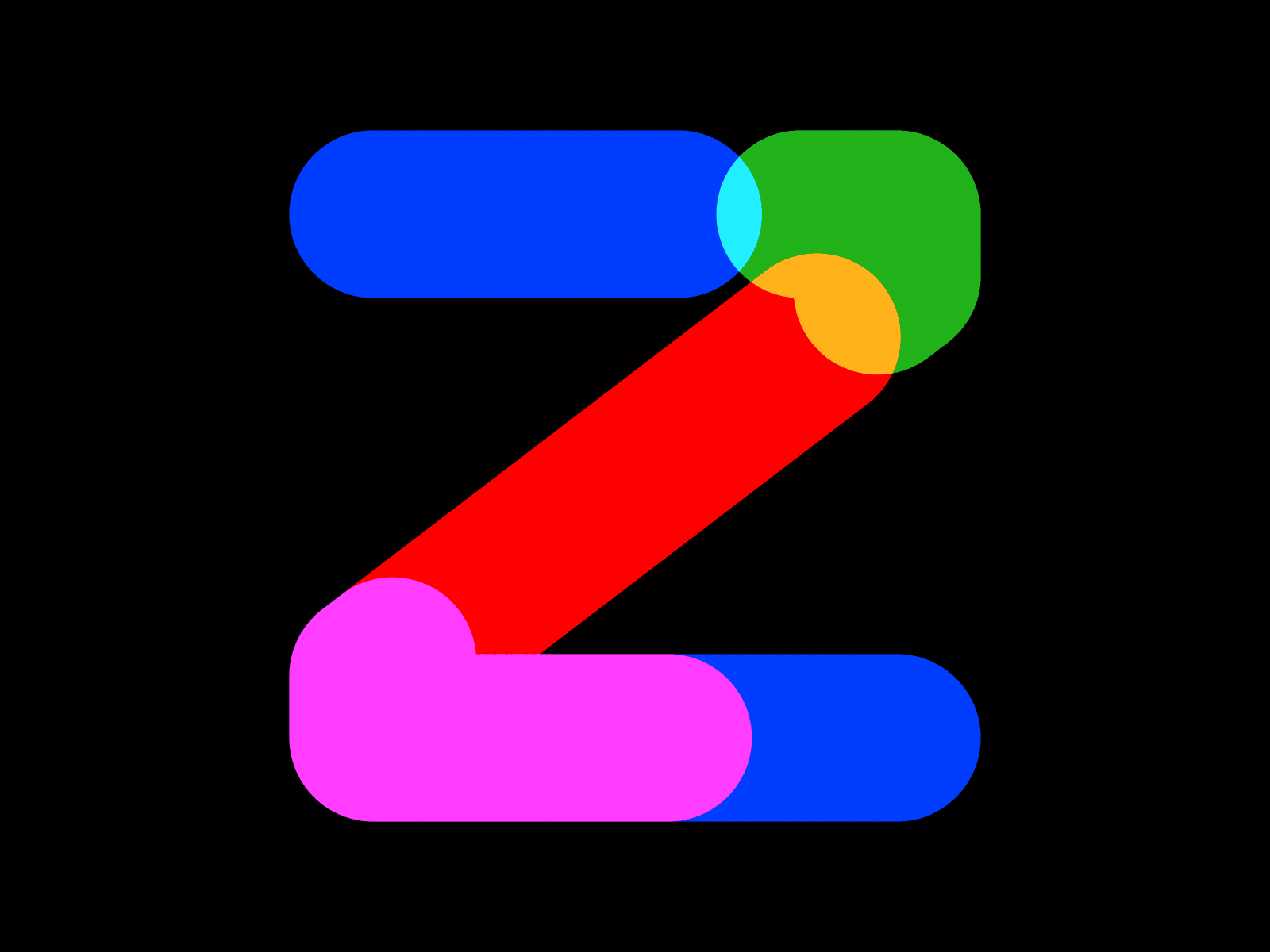 36 Days of Type 2021 - Z 2d 36 days of type 36daysoftype after effects animated gif animation gif loop