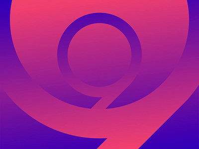 36 Days of Type 2021 - 9 36 days of type 36daysoftype after effects animation gradient loop