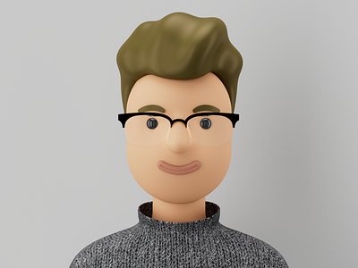 Josh 3d avatar character cinema 4d human portrait profile redshift