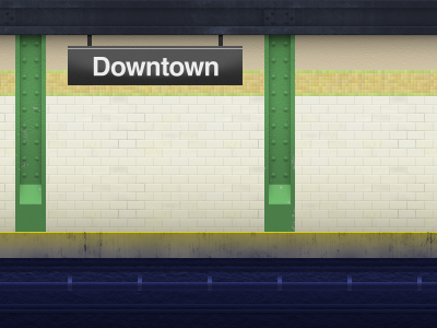 Subway Platform 2d cross section mta station subway underground