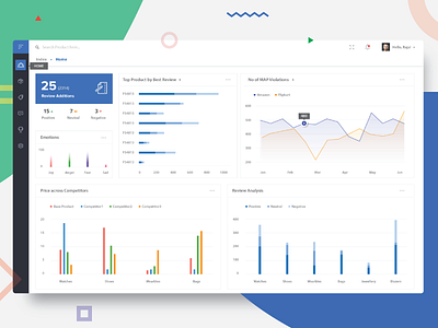 Home Page Dashboard