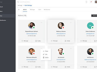 User Settings By Rajarathinam On Dribbble