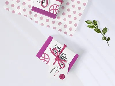 Hello Dribbble Soap dribbbleweeklywarmup hello dribble hello world hellodribbble pack packaging soap soapbox