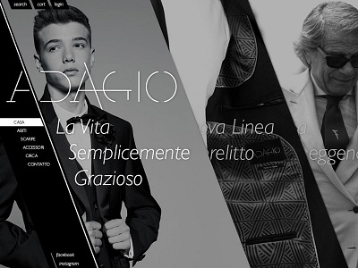 Adagio Webstie branding web design