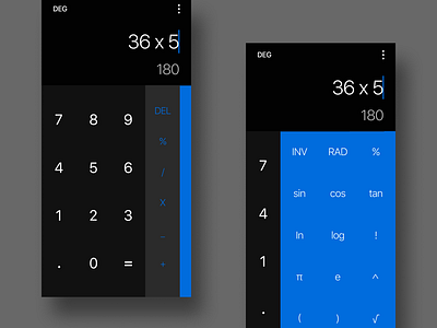 Caculator Design #DailyUI #004