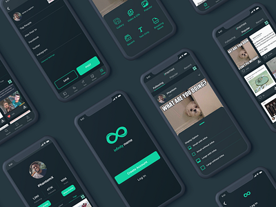 Mobile App-INFINITY MEME adobe xd app comics design figma figma design figmaafrica figmadesign funny illustration logo memes mobile mobile app mobile ui photoshop typography ui ux
