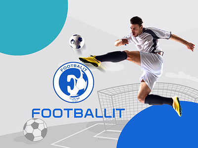 Footbalit-logo design icon illustration logo photoshop vector