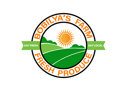 Bobilya s Farm White branding design logo ui