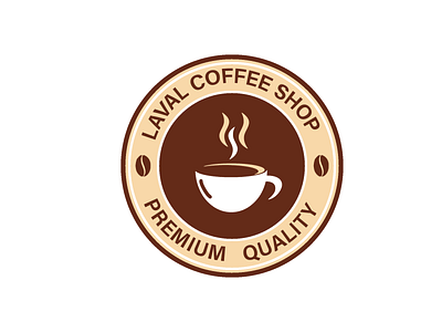 Laval Coffee Shop branding design icon logo ui