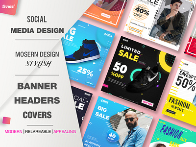 Social Media Post & Banner Design on Fiverr :)