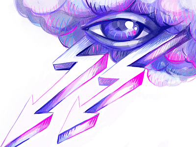 The eye art digital art drawing eye illustration storm