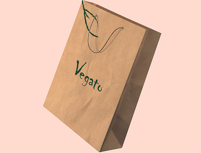 Vegato Bag bag design graphicdesign logo minimal vegan