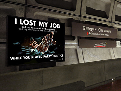 My Poster in the DC Metro